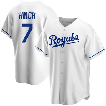 Replica A.j. Hinch Men's Kansas City Royals White Home Jersey