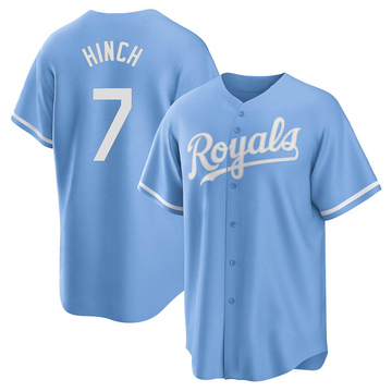 Replica A.j. Hinch Youth Kansas City Royals Light Blue 2022 Alternate Jersey