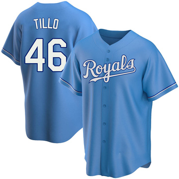 Replica Daniel Tillo Youth Kansas City Royals Light Blue Alternate Jersey